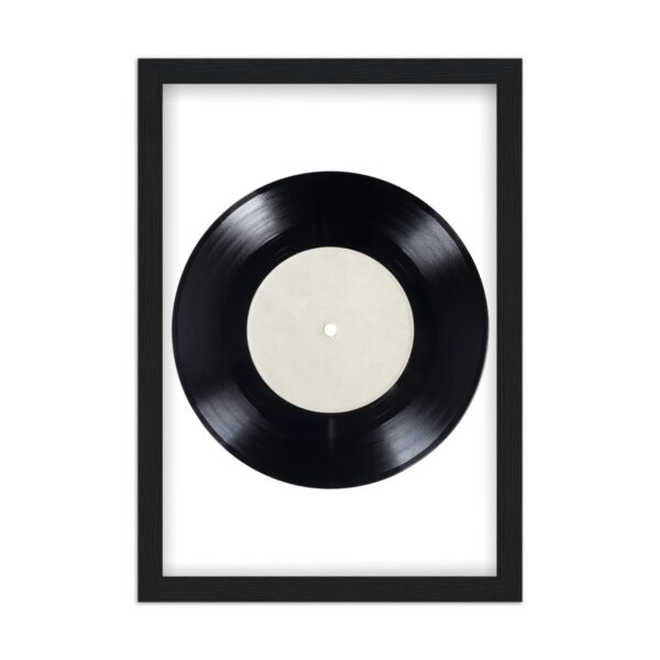 Affiche couple vinyle Amour et musique — affiche encadrée personnalisée, imprimée en France