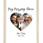 Affiche couple Ma pièce manquante — affiche encadrée personnalisée, imprimée en France